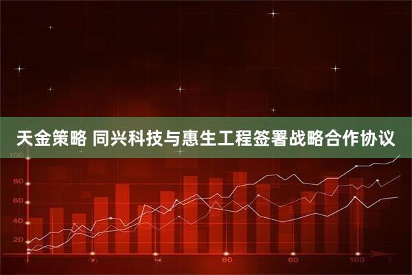 天金策略 同兴科技与惠生工程签署战略合作协议